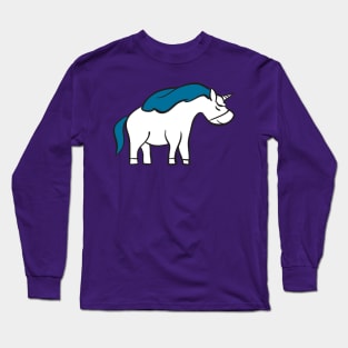 Unicorn In Daily Life Long Sleeve T-Shirt